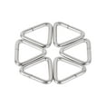 thumbnail image 4 of Uxcell 16mm Inner Width Metal Triangle Ring Buckle 10 Pack, 4 of 5