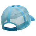 thumbnail image 4 of 1up Embroidered Low Profile Special Cotton Mesh Cap - Aqua OSFM, 4 of 5
