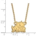 thumbnail image 2 of Real 14kt Yellow Gold LogoArt Texas Christian University Small Pendant With Necklace; for Adults and Teens; for Women and Men, 2 of 2