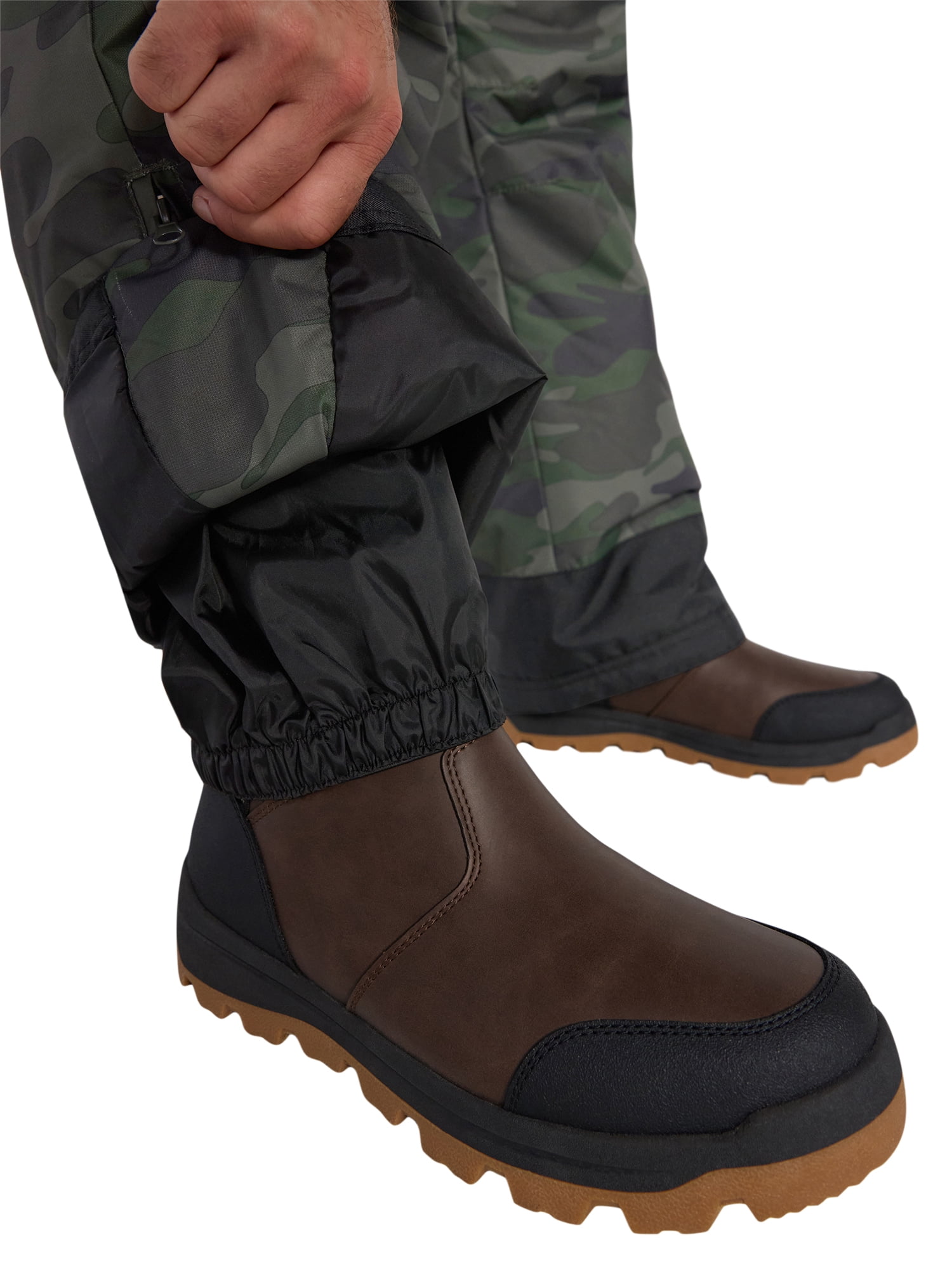 Ozark Trail Men's Cargo Pocket Ski Pants, Sizes S-3X