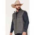 thumbnail image 2 of Men's Cowboy Hardware Ranch Canvas Berber Sherpa Lined Vest - 185131-043, 2 of 4