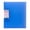 Blue, variant on A5 2 Ring Binder Folder, Transparent PP Plastic Document Organizer with Large Capacity, Refillable Paper File Holder for Notes, Office Documents & Planner Storage, Blue, 1 Count