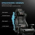 thumbnail image 5 of JONPONY Ergonomic Gaming Chairs,Office Chair,High Back Computer Chair,Adjustable 360° Swivel  Chair with Headrest and Lumbar Support ,BLACK, 5 of 15