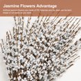 thumbnail image 3 of Houele - Flores artificiales de tallo largo para jarr&oacute;n alto, ramas falsas, ramas de sauce , flores de jazm&iacute;n sint&eacute;tico, relleno de jarr&oacute;n para Houele NA, 3 of 8