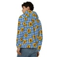 thumbnail image 4 of Kdxio Sunflowers Print Men Hoodies Casual Hoodies for Men with Zip Pockets Full Zip Long Sleeve Sweatshirt Sports Hooded Jacket-XX-Large, 4 of 5