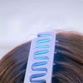 thumbnail image 4 of Hair Styling Comb for Men and Women, Volumizing Hair Brush with Fluffy Texture and Fringe Parting, Blue Black, 4 of 4