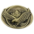 thumbnail image 5 of Vintage Men Western Cowboy Men‘s Leather Belt Buckle Metal Eagle Pattern, 5 of 5