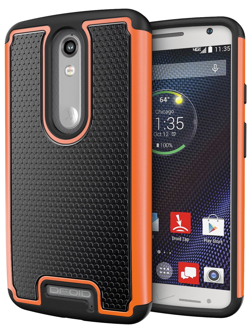 DROID Turbo 2 Case, Cimo [Shockproof] Case Heavy Duty Shock Absorbing