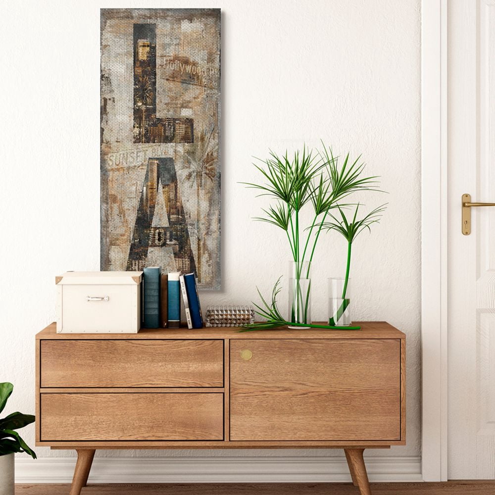 Stupell Industries Los Angeles Montage Collage Photograph Design Canvas Wall Art by Luke Wilson