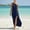 *Navy, variant on U Women's Halter Neck Sleeveless Backless Maxi Dress,Beach Vacation Summer Dress with Slit Beige,Women's Plus M