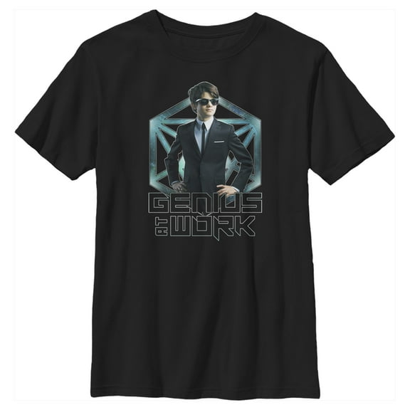 Boy's Disney Artemis Fowl Genius At Work Graphic Tee Black Small