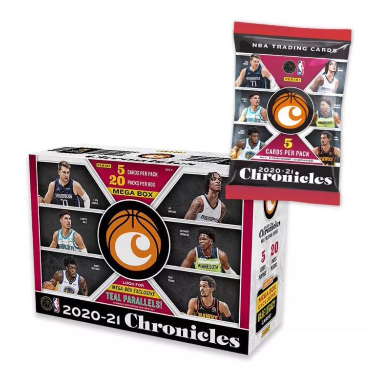 2020-21 Panini NBA Chronicles Basketball Trading Card Mega Box