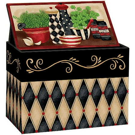 Lang Recipe Card Box with Recipe Cards, Savor The Flavor