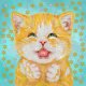 thumbnail image 1 of Taladro de diamante Gato divertido 5D Pintura de bricolaje Decoración parcial en forma especial (YXC379) Hugtrwg Para estrenar, 1 of 9