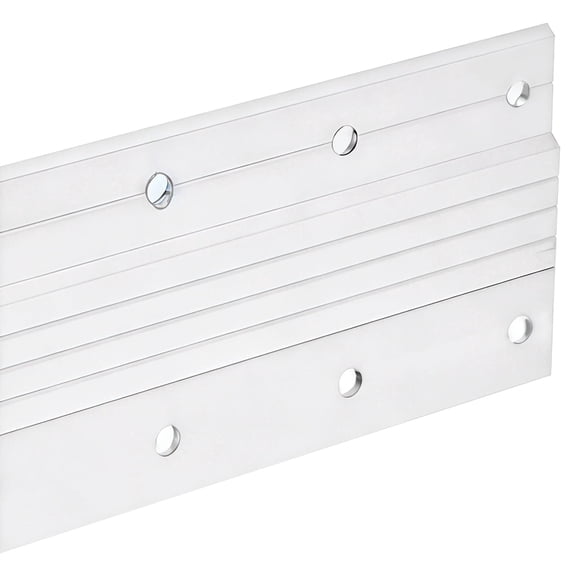 18 in / 46 cm French Cleat, Heavy Duty Aluminum Z Bar Clips, Interlocking Wall Mounting Brackets Picture Mounting Cleat, Supports Large Capacity