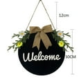 thumbnail image 2 of CNKOO Rustic Wooden Welcome Sign   Wood Hanging Welcome Sign - Farmhouse Elegance, 2 of 6