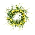 thumbnail image 2 of YOHAVEN Large 50 Inch Spring Front Door Wreath Artificial Green Leaves And Flowers, Indoor Outdoor Patio Wall Decor, Easy Clean Plastic, Seasonal Entryway Statement For Home, Party, Gift, 2 of 7
