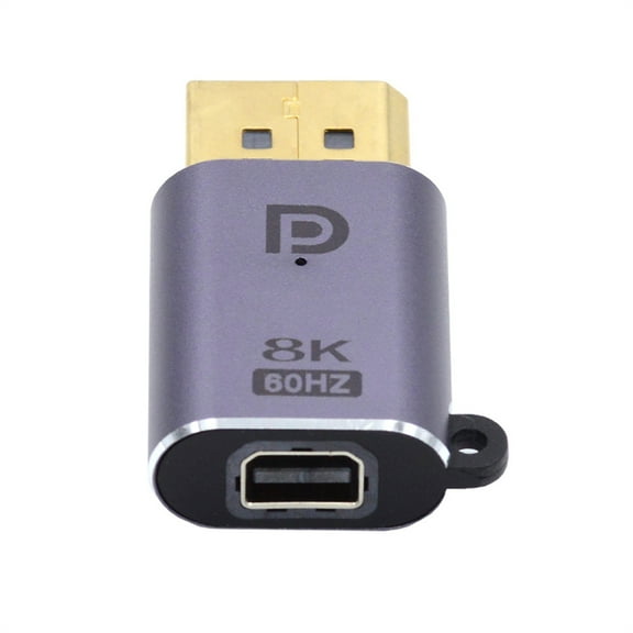 FVH DisplayPort 1.4 Male to Mini DP Female 8K 60hz Adapter Ultra-HD UHD 4K 144hz 7680*4320 for Video PC Laptop Monitor