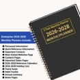 thumbnail image 4 of 2026-2028 Monthly Planner/Calendar, 3 Year Monthly Planner 2026-2028, January 2026 - December 2028, 9 x 11in, 3 Year Calendar 2026-2027-2028 for Work, Learning and Life Planning, Black, 4 of 4
