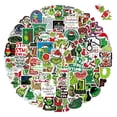 thumbnail image 1 of Clearance Paquete de 100 pegatinas navideñas de vinilo impermeables para portátiles,botellas de agua,álbumes de recortes y más, 1 of 8