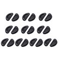 thumbnail image 2 of dianhelloya 10 Pairs Eyeglass Nose Pads D-shaped Soft Silicone Anti-slip Lightweight Hypoallergenic Adhesive Glasses Nose Pads, 2 of 10