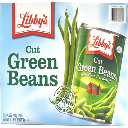 Libby s Cut Green Beans  14.5 Ounce (12 Count)