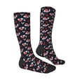 thumbnail image 4 of Lsque Rose Flowers Printed Crew Socks Men's Women's LightWeight Thin Casual Calf Socks ,Knee High Socks,Cotton Socks, 4 of 9