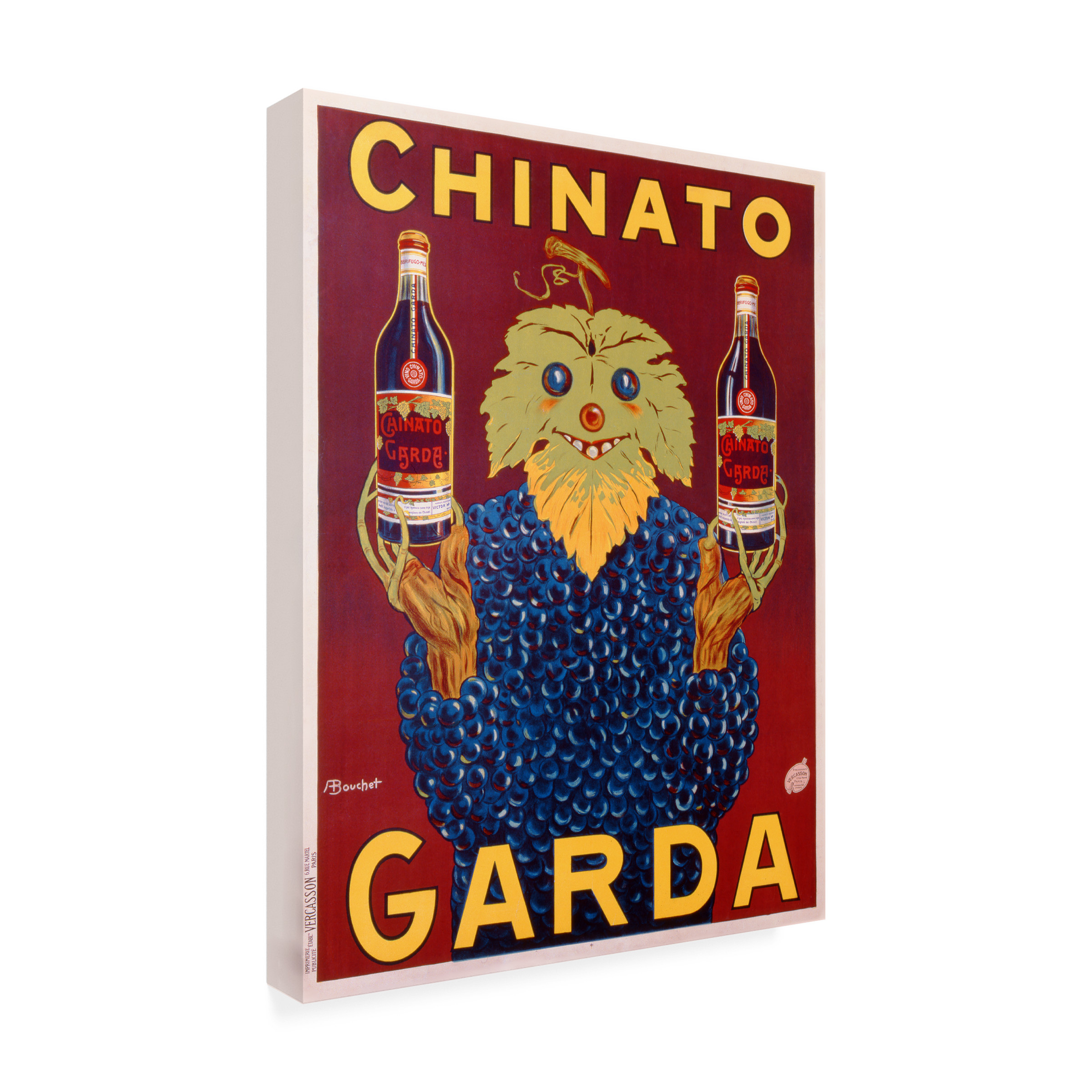 Trademark Art "Chinato Garda, 1925" Canvas Wall Art by Bouchet