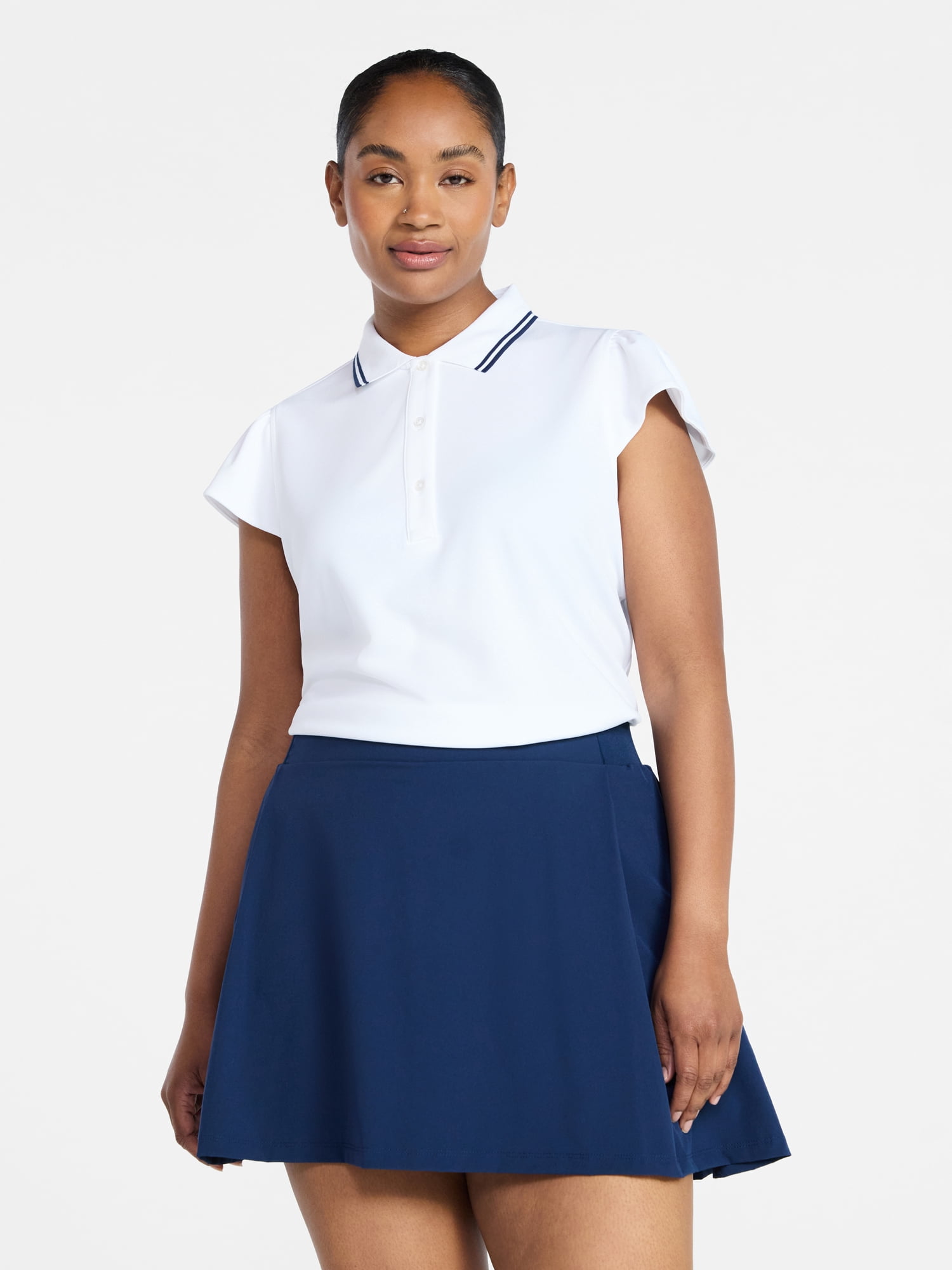 Avia Women's Golf Polo with Short Sleeves, Sizes XS-XXXL