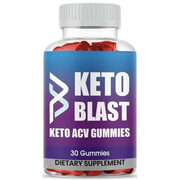Keto Blast ACV Gummies, Maximum Strength Official Apple Cider Vinegar For Men And Women (1 Pack)
