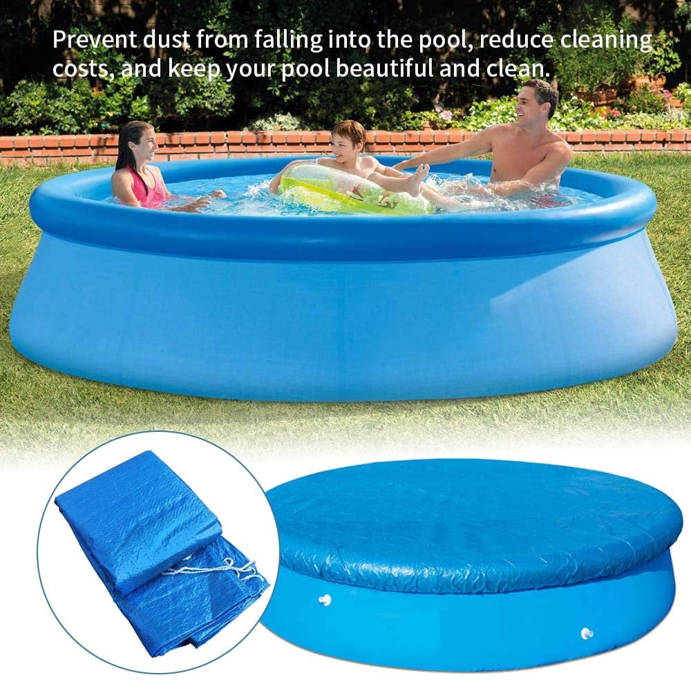 10ft Round Pool Cover, Drawstring 