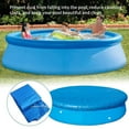 thumbnail image 2 of 8-Foot Diameter Round Easy Set Pool Cover for Frame Pools Swimming Fast Set Pool (8ft), 2 of 9