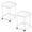 White1, variant on Villertech End Table with Wheels,Sofa Side Table,Modern Nightstand for Living Room Bedroom,Pink