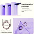 thumbnail image 5 of Blackout Curtain for Doorways and Closets K68 LILAC Color Window Thermal Insulated Top Grommets for Bedroom 37" X 84", 5 of 6