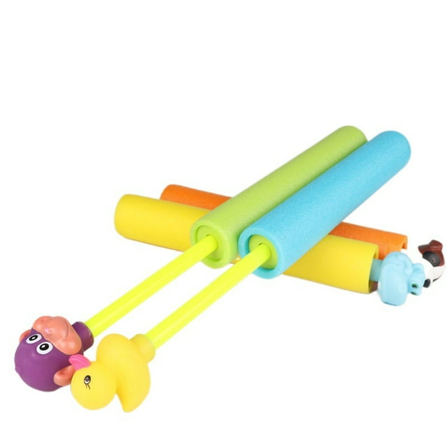 HOLIFLY Pistolas de agua Juguetes de piscina para niños, Super Squirt Guns Water Soaker Blaster, 4 figuras de animales Juguetes de agua para niños, niñas, adultos, piscina, playa y jardín en el hogar Zhivalor HMHZ518