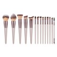 thumbnail image 3 of Brochas de maquillaje profesionales, brochas de maquillaje, 14 PCS Brochas de maquillaje Limpieza de brochas de maquillaje para sombra de ojos, cejas, 3 of 5