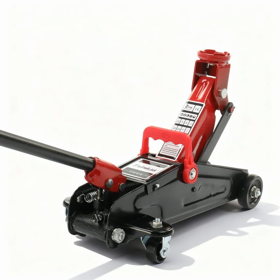 Ktaxon Low Profile Hydraulic Trolley Service/Floor Jack, 2 Ton (4000 lbs) Capacity, Lifting Range 5.12"-11.81", Black