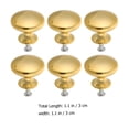 thumbnail image 5 of 6Pcs Modern Style Cupboard Wardrobe Door Knobs Brushed Drawer Pull Handles, 5 of 6