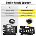 thumbnail image 4 of Taburete plegable Delxo 17.5, taburete plegable para adultos, color negro, 4 of 9