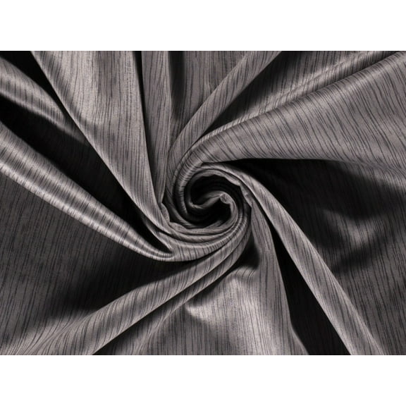 Minerva Foiled Faux Suede Stretch Knit Fabric Grey - per yard