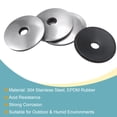 thumbnail image 4 of Junta de sellado unida Uxcell de acero inoxidable EPDM 25x5.5x2.8mm, paquete de 50, 4 of 5
