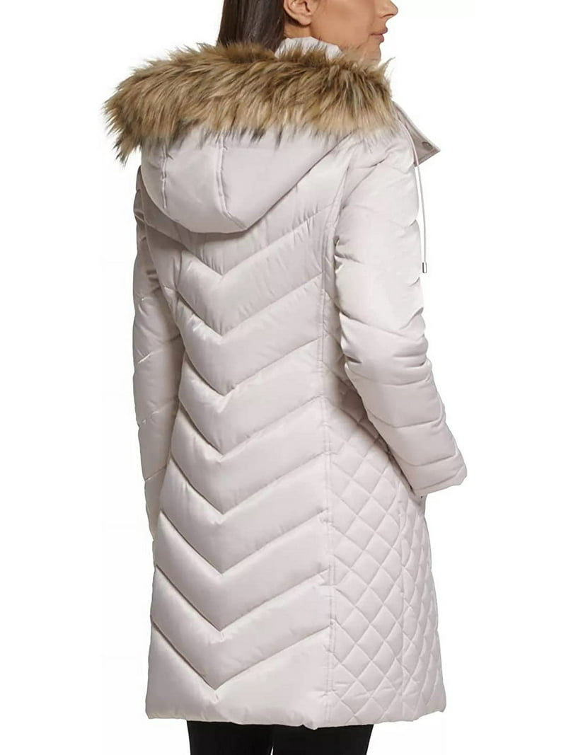 Kenneth Cole Women's 17QMP124 Quilted Chevron Puffer Jacket