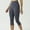 Gray, variant on Ofreoo Women's Knee Length Leggings High Waisted Yoga Workout Exercise Capris For Casual Summer With Pockets Great Gifts for Less