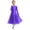 Purple, variant on Haitryli Kids Girls Long Sleeve Shiny Diamond Latin Rumba Samba Dance Dress Modern Ballroom Competition Dancewear White 16