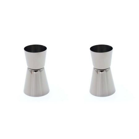 

Redempion Stainless Steel Wine Glass Cocktail for Whiskey Mixing Measuring Cup 15ml / 30ml (black ) 2PCS