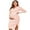 Apricot, variant on Maternity Dress Bodycon Dresses for Women Casual Pleated A Line Waistband Dress