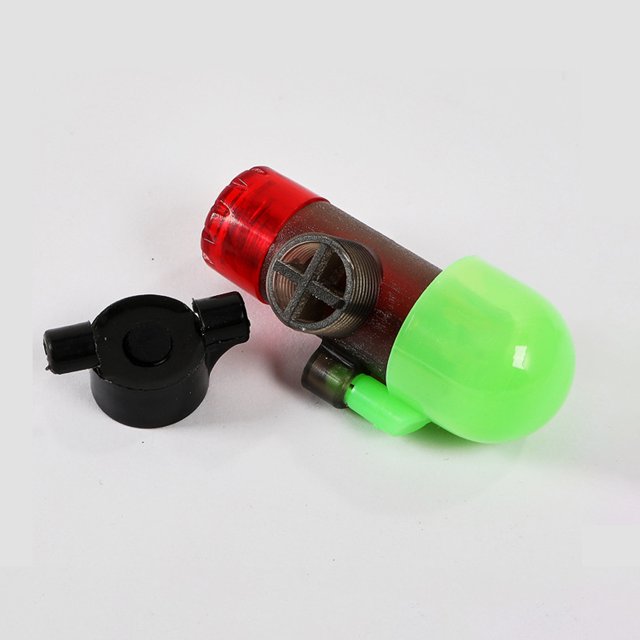 Indicador de caña de pescar electrónico de plástico con zumbador de peces de pesca LED para artes de pesca Ndcxsfigh Para Estrenar