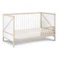 thumbnail image 4 of Suite Bebe Pixie Zen 3-in-1 Convertible Baby Wooden Crib With Round Spindles, in Washed Natural/White, 4 of 5