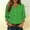 Green women fall v neck blouse a1, variant on thefmos Women Fall Winter V Neck 3/4 Sleeve Button Down Striped Casual Blouse for Women Cute Trendy Loose Fit Comfy Pullover Tops Basic Office Business Work Clothes, Purple M