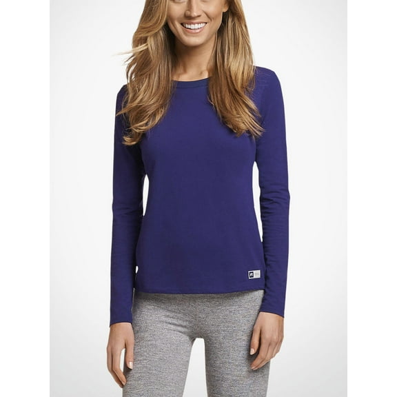 Russell Athletic Women's Essential 60/40 Performance Long Sleeve T-Shirt Size up to 2XL